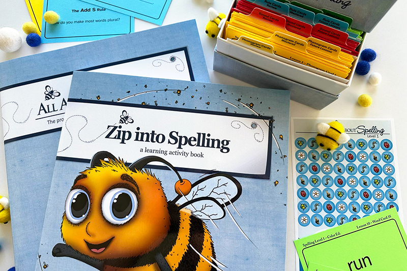 Full-Color Spelling Materials - All About Spelling Levels 1 and 2